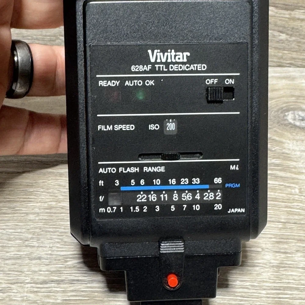 Vintage Vivitar 628AF TTL Dedicated Flash AF Illuminator Minolta AF‎ Japan Dynax